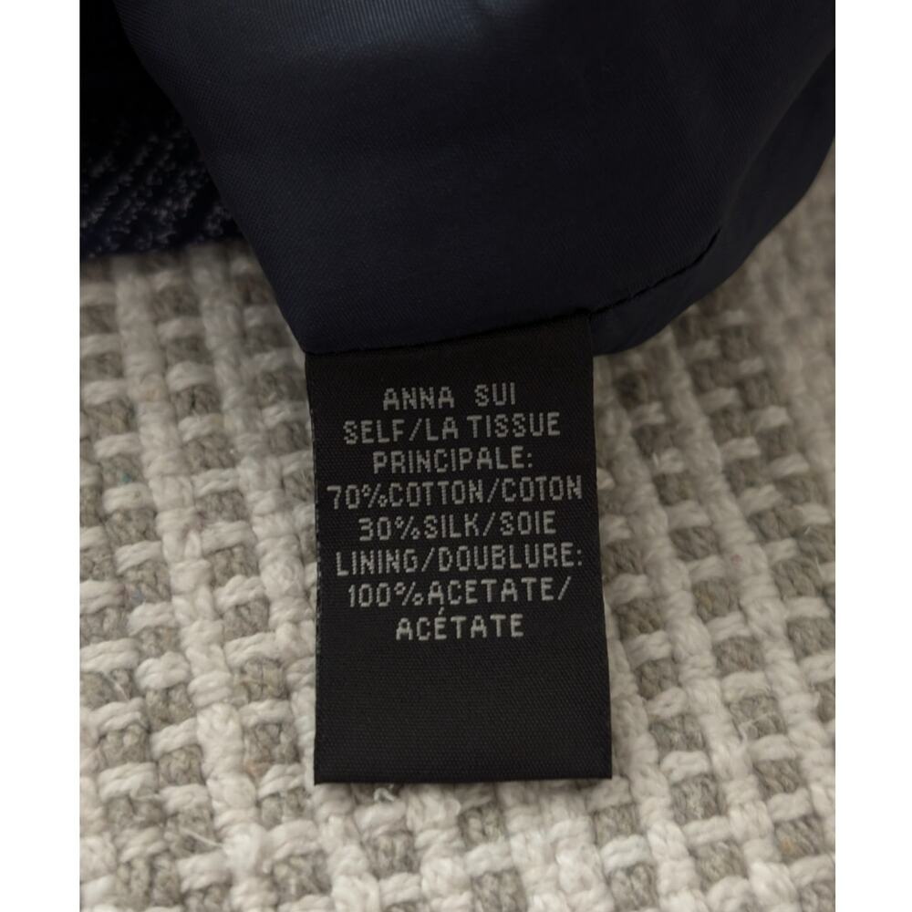 anna sui anthropologie silk skirt - Picture 7 of 7
